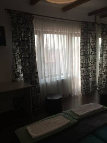 Фото номера Стандартный номер с кроватью размера &quot;king-size&quot; Отель Pensiunea Casa Lupas г. Джилэу 14